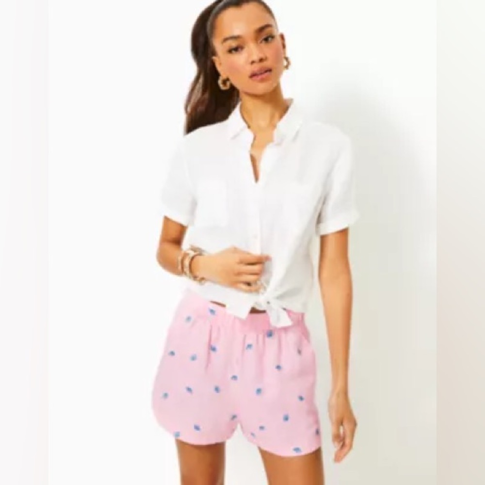 Lilly Pulitzer 
3" Elodey Linen Short - new with tags